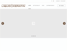 Tablet Screenshot of liquidkeratin.com